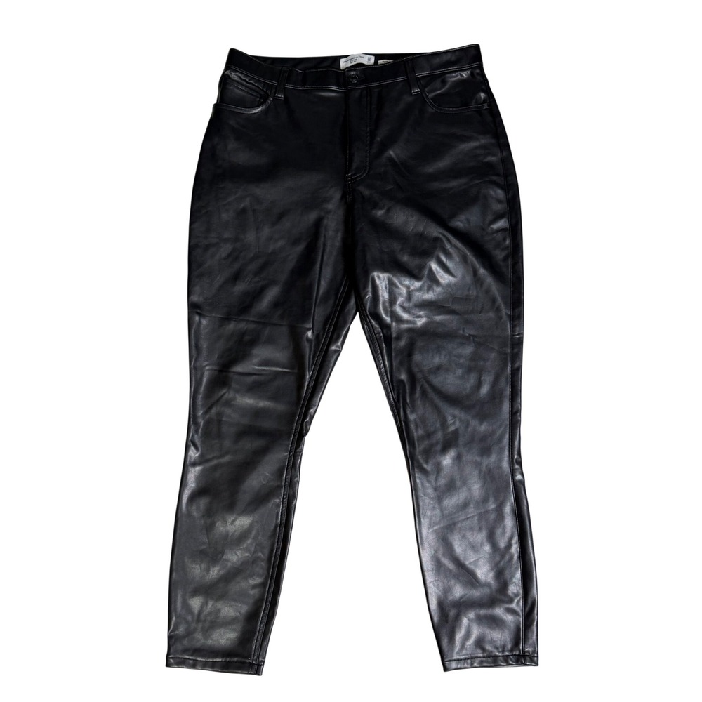 Abercrombie &‎ Fitch Curve Love Vegan Leather Skinny Pants – 33 / 16